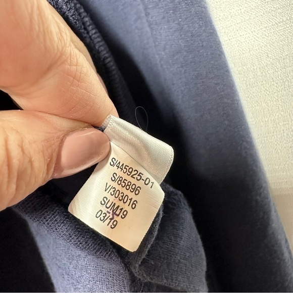 Athleta Sayulita Hoodie Sweatshirt Navy Small Casual Soft Thumbholes Outdoor - Picture 8 of 10